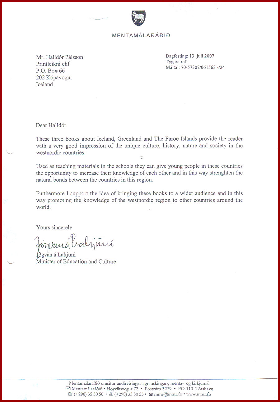 Letter, Ministers of Education, document 2