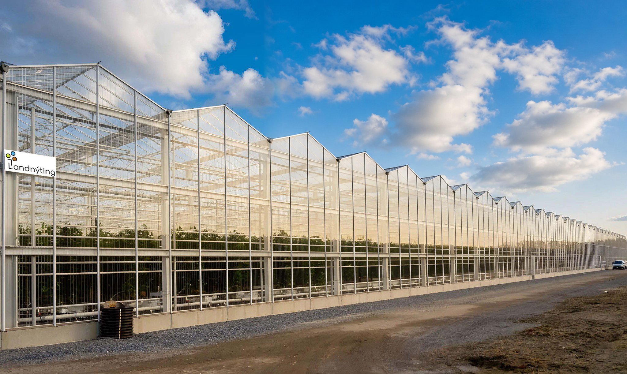 Landnýting greenhouse in Iceland