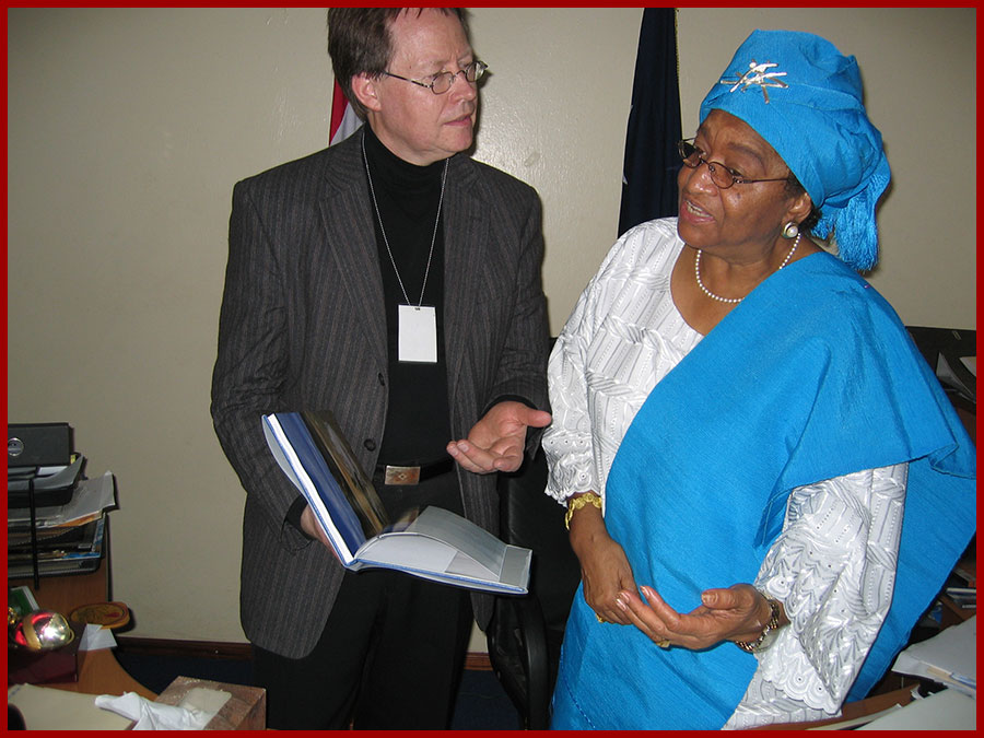 Meeting with Ms. Ellen Johnson Sirleaf, President of Liberia